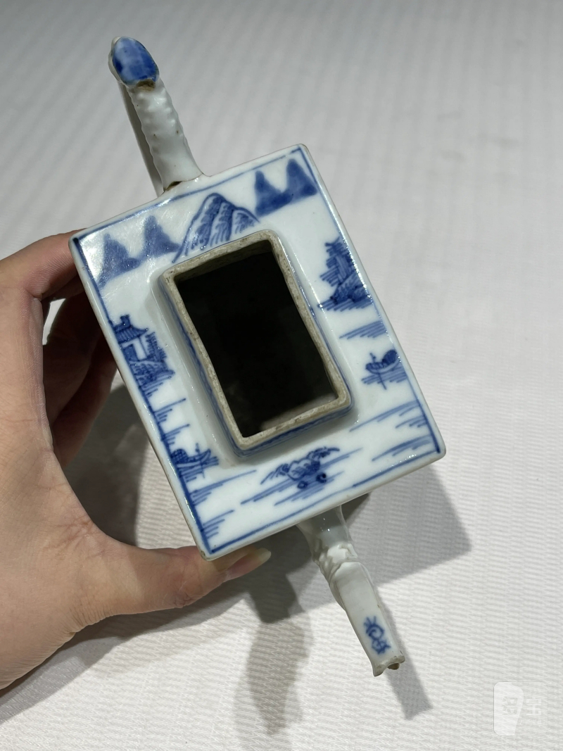 清代 青花瓷器一组七件 - 图16